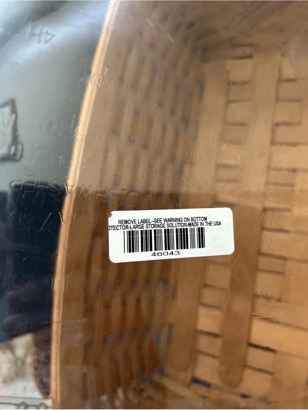 Longaberger 2006 Large Storage Solutions Basket And Protector